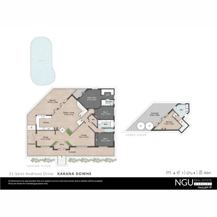 Floorplan of Homely house listing, 21 St Andrews Drive, Karana Downs QLD 4306