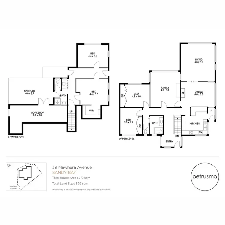 Floorplan of Homely house listing, 39 Mawhera Avenue, Sandy Bay TAS 7005