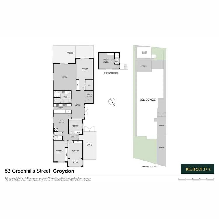 Floorplan of Homely house listing, 53 Greenhills Street, Croydon NSW 2132