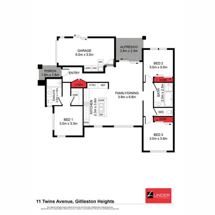 Floorplan of Homely house listing, 11 Twine Avenue, Gillieston Heights NSW 2321