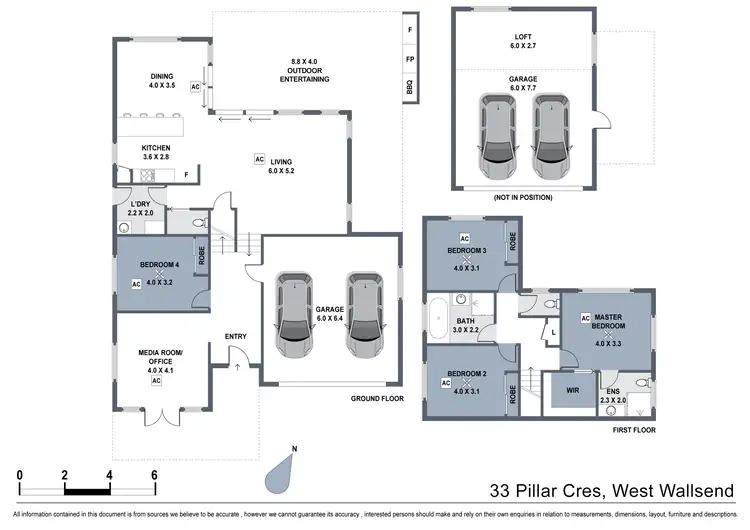 Floorplan of Homely house listing, 33 Pillar Street, West Wallsend NSW 2286