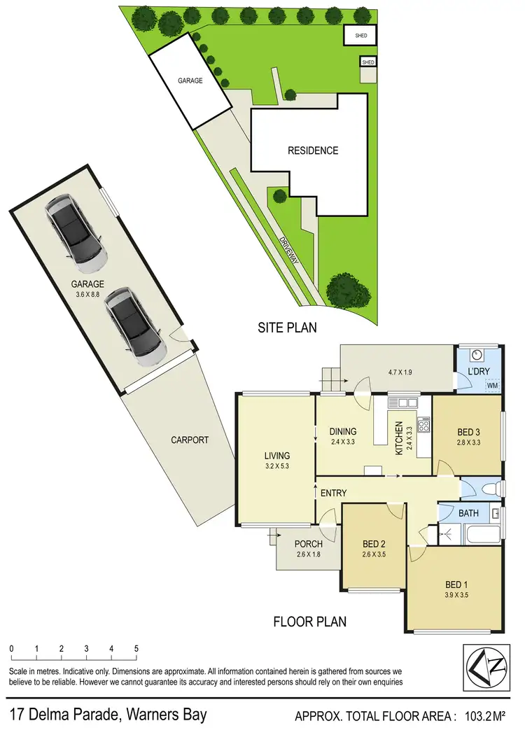 Floorplan of Homely house listing, 17 Delma Parade, Warners Bay NSW 2282