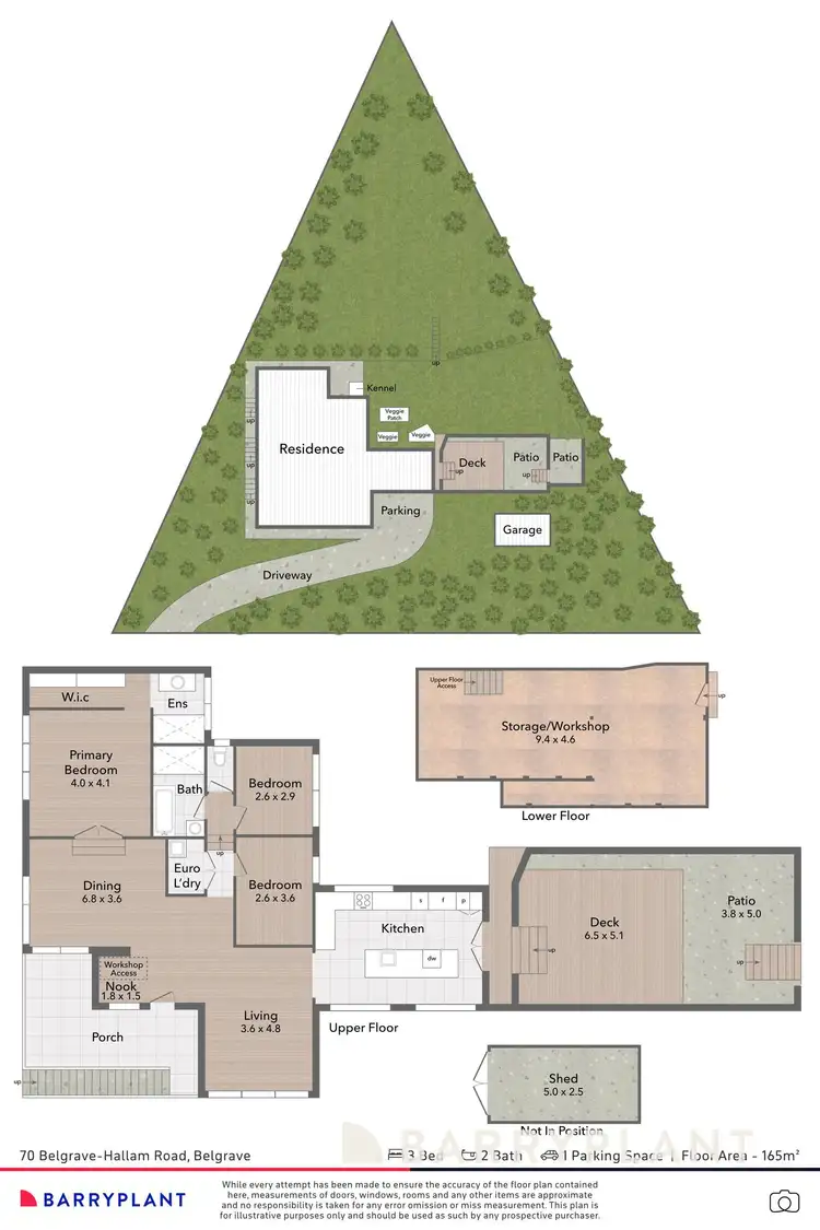 Floorplan of Homely house listing, 70 Belgrave - Hallam Road, Belgrave VIC 3160