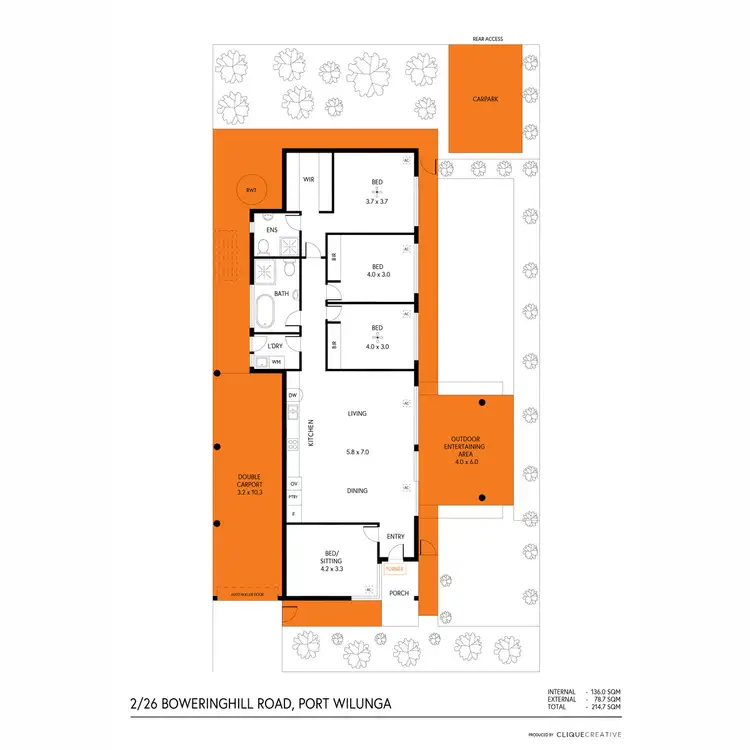 Floorplan of Homely house listing, 2/26 Bowering Hill Road, Port Willunga SA 5173