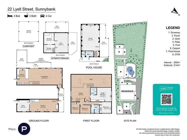 Floorplan of Homely house listing, 22 Lyell Street, Sunnybank QLD 4109