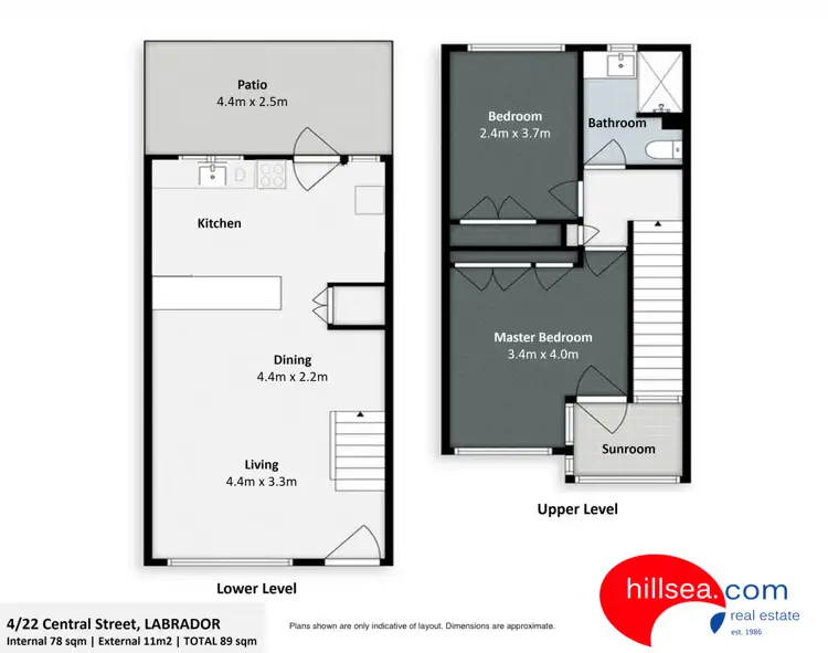 Floorplan of Homely townhouse listing, 4/22 Central Street, Labrador QLD 4215