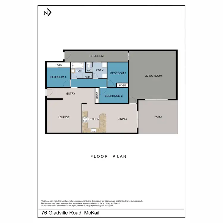 Floorplan of Homely house listing, 76 Gladville Road, Mckail WA 6330