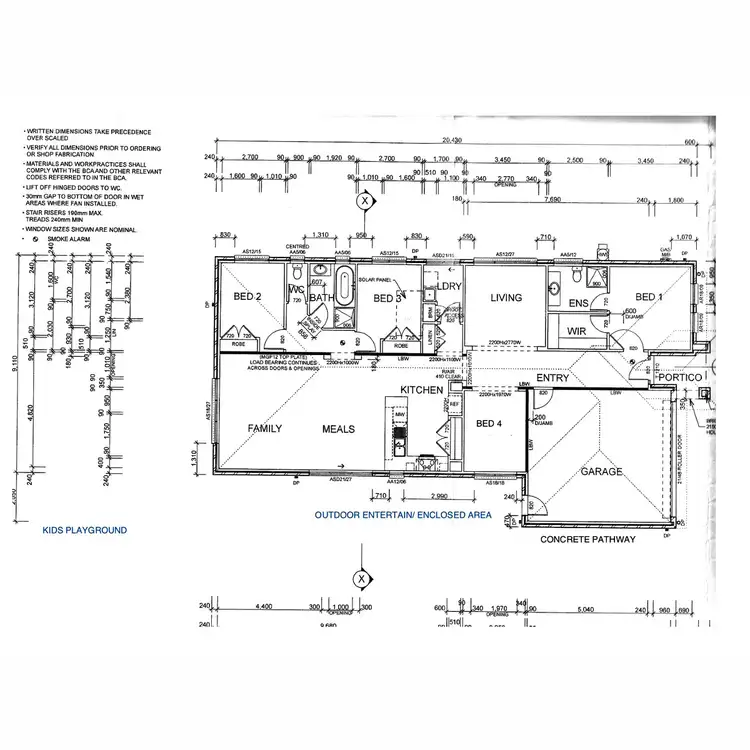 Floorplan of Homely house listing, 9 Yellowgum Drive, Kialla VIC 3631