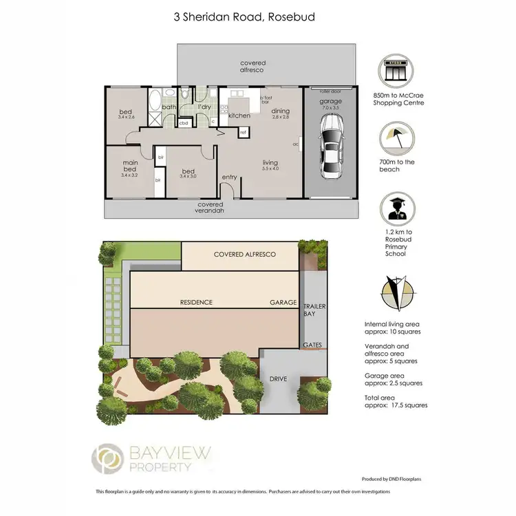 Floorplan of Homely house listing, 3 Sheridan Road, Rosebud VIC 3939