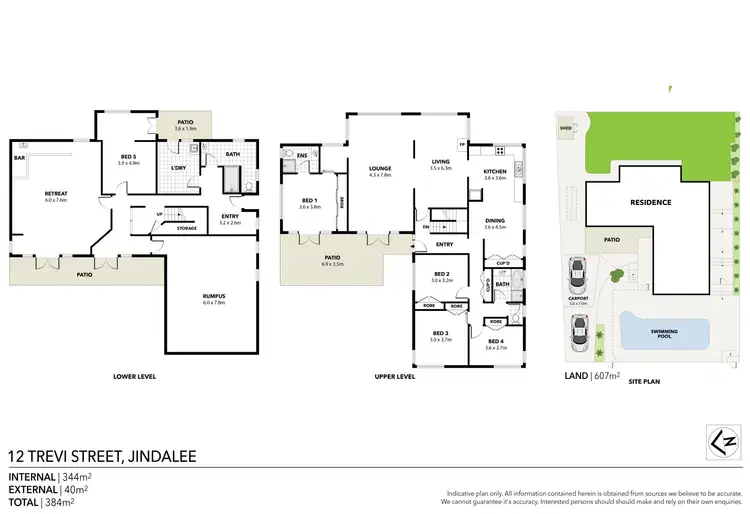 Floorplan of Homely house listing, 12 Trevi Street, Jindalee QLD 4074