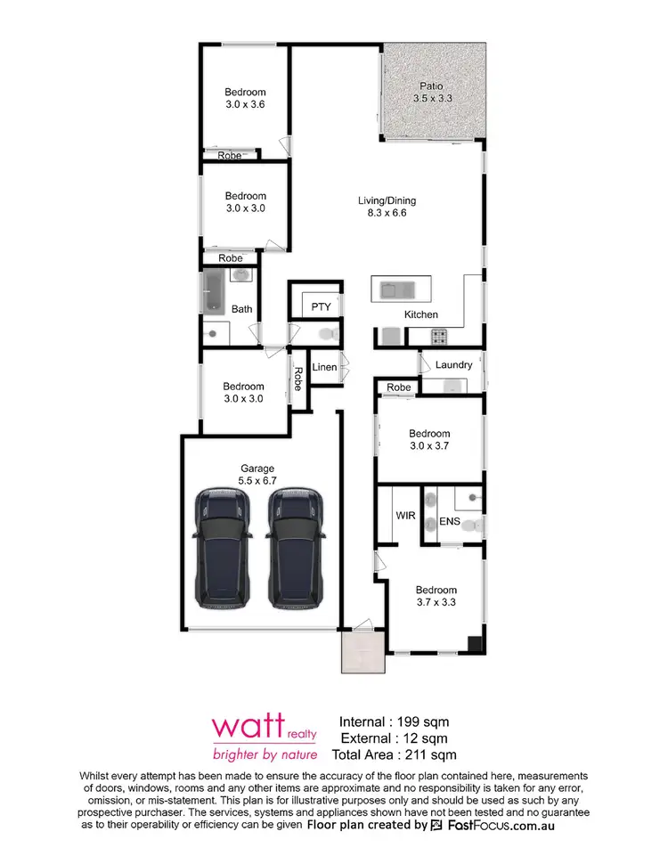 Floorplan of Homely house listing, 4 Aspen Circuit, Logan Reserve QLD 4133