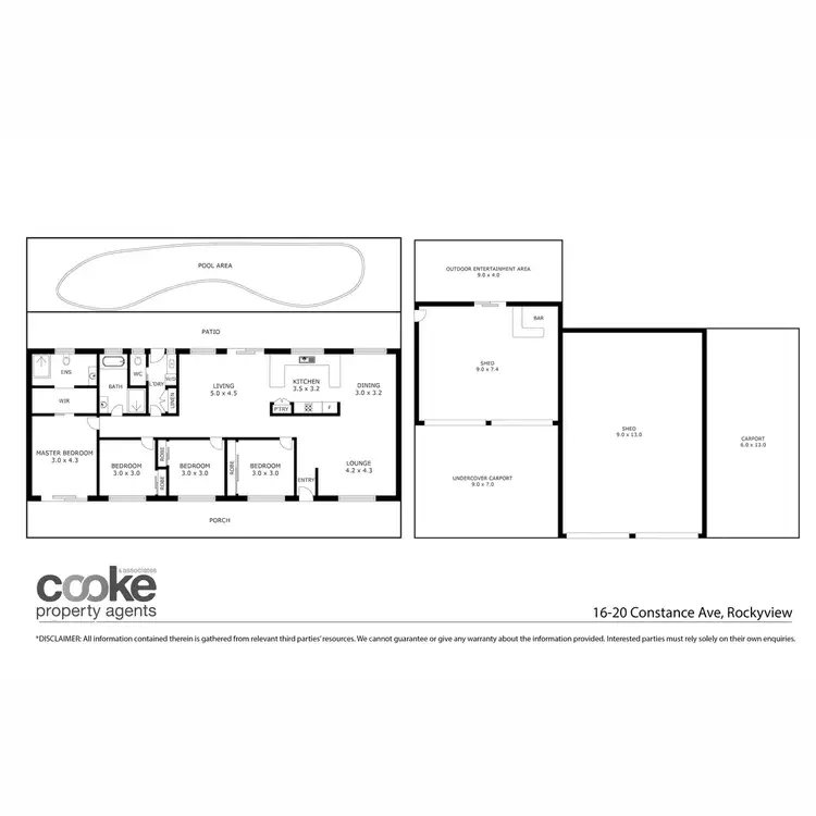 Floorplan of Homely house listing, 16-20 Constance Avenue, Rockyview QLD 4701