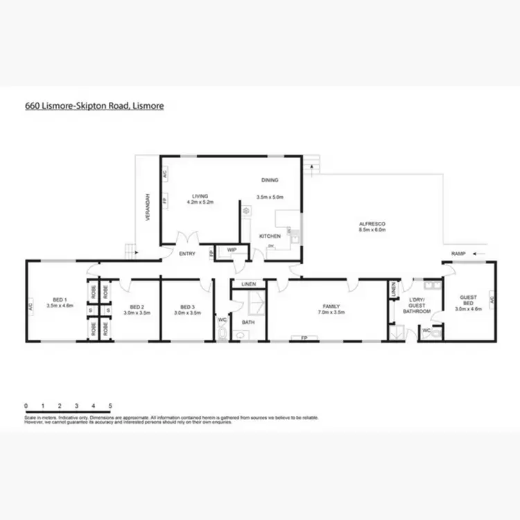 Floorplan of Homely rural property listing, 660 Lismore - Skipton Road, Lismore VIC 3324