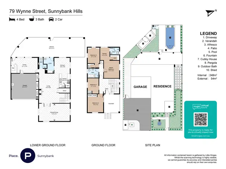 Floorplan of Homely house listing, 79 Wynne Street, Sunnybank Hills QLD 4109