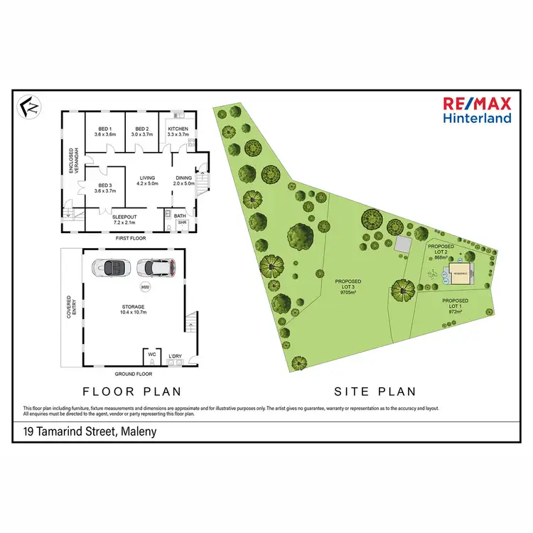 Floorplan of Homely house listing, 19 Tamarind Street, Maleny QLD 4552