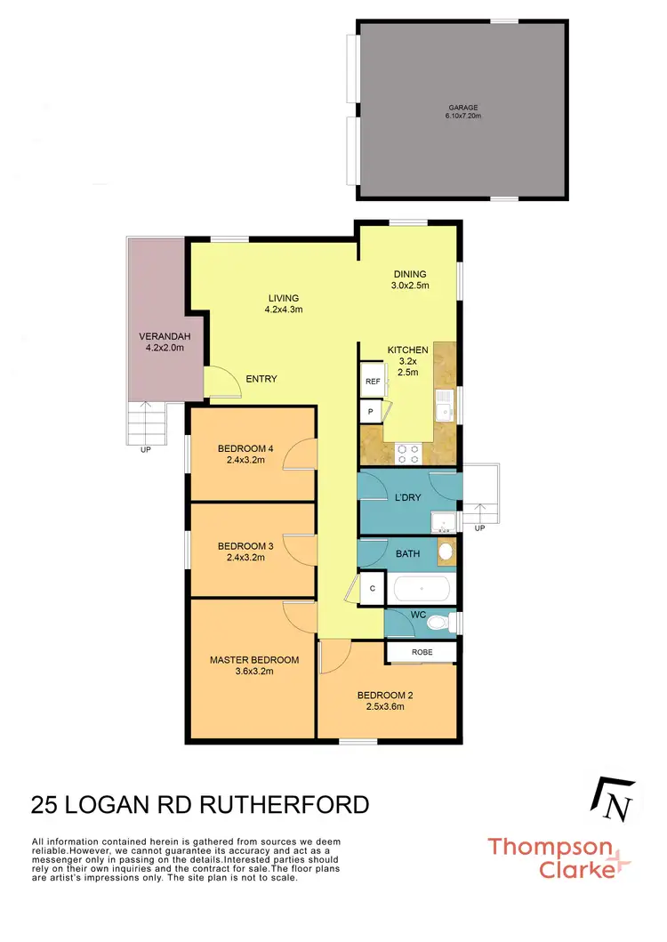 Floorplan of Homely house listing, 25 Logan Road, Rutherford NSW 2320