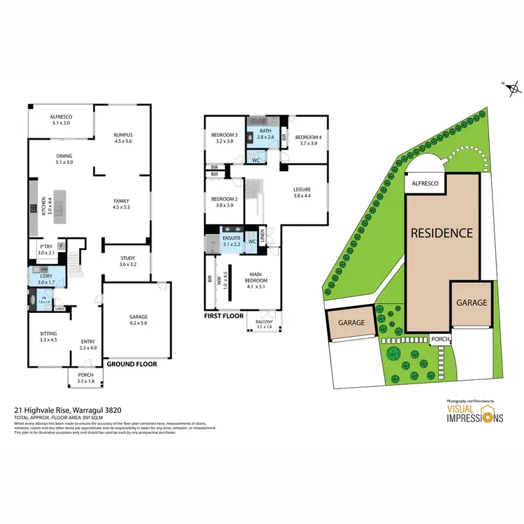 Floorplan of Homely house listing, 21 Highvale Rise, Warragul VIC 3820
