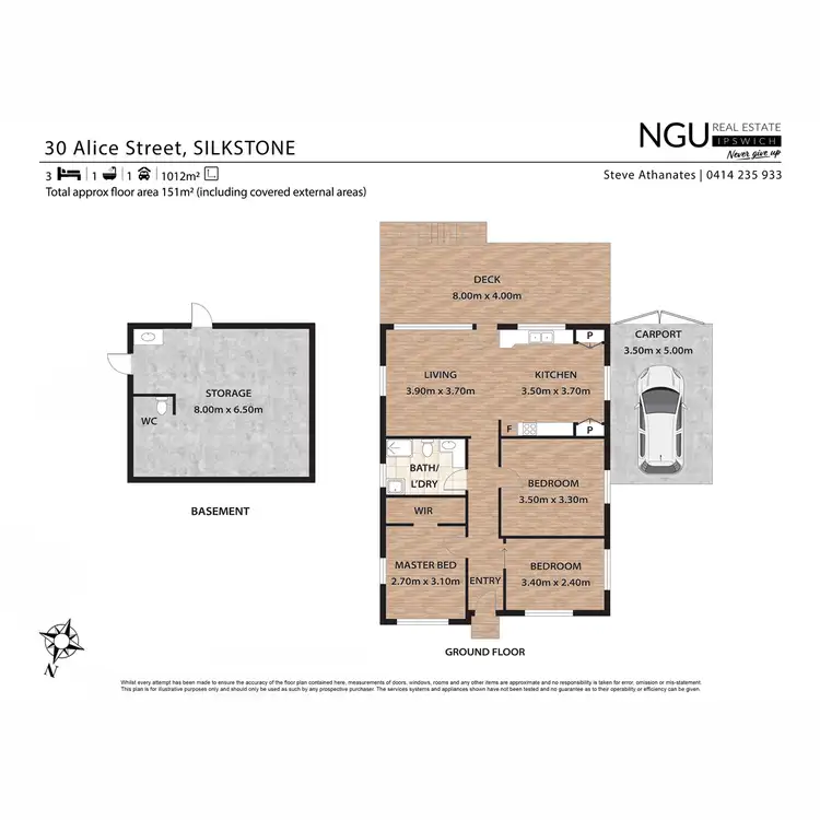 Floorplan of Homely house listing, 30 Alice Street, Silkstone QLD 4304
