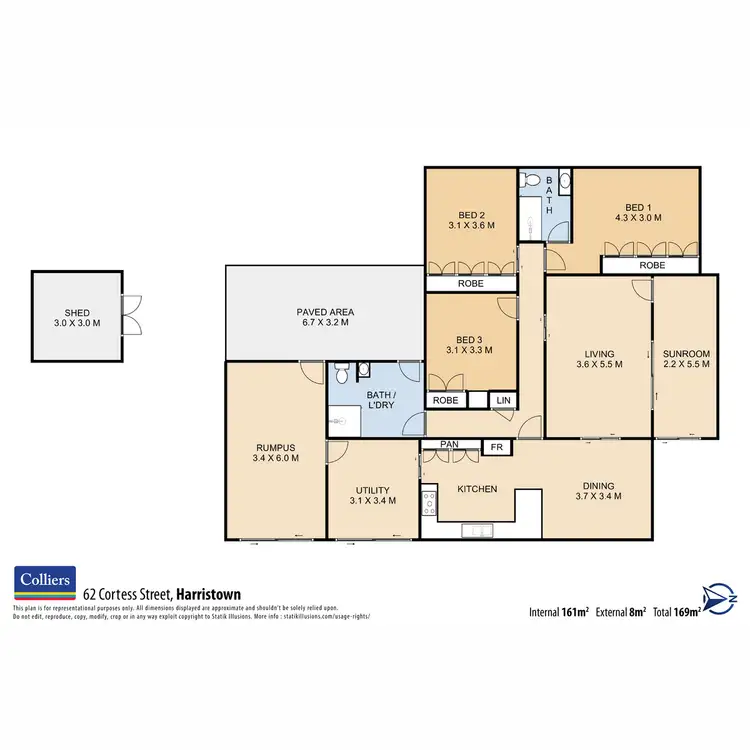 Floorplan of Homely house listing, 62 Cortess Street, Harristown QLD 4350