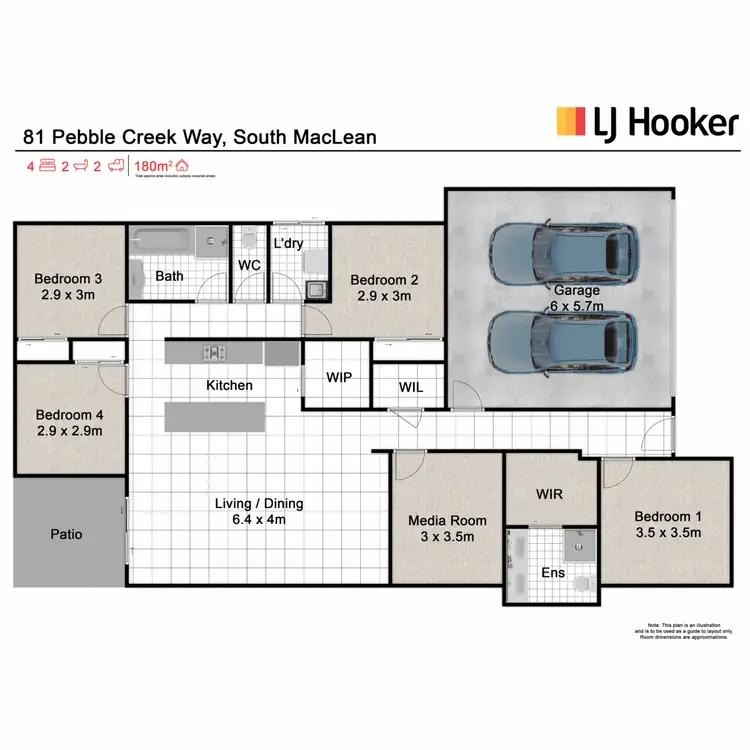 Floorplan of Homely house listing, 81 Pebble Creek Way, South Maclean QLD 4280
