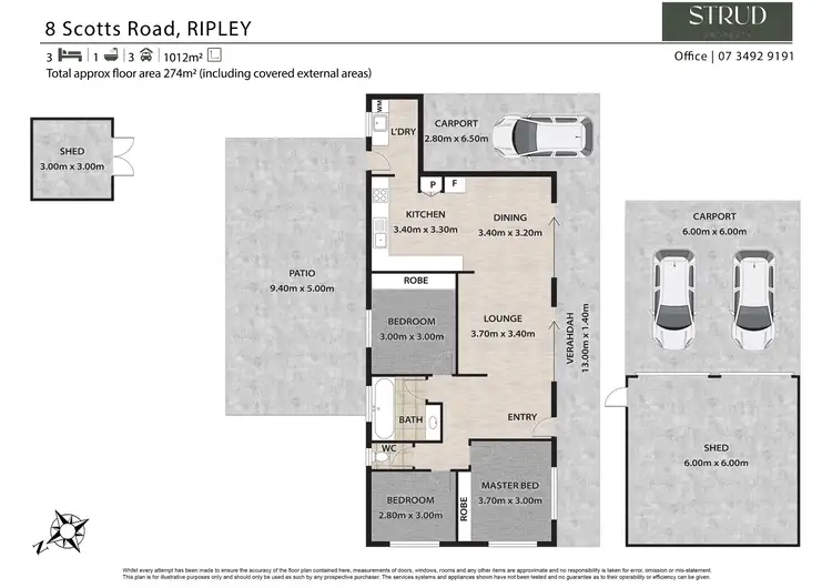 Floorplan of Homely house listing, 8 Scotts Road, Ripley QLD 4306