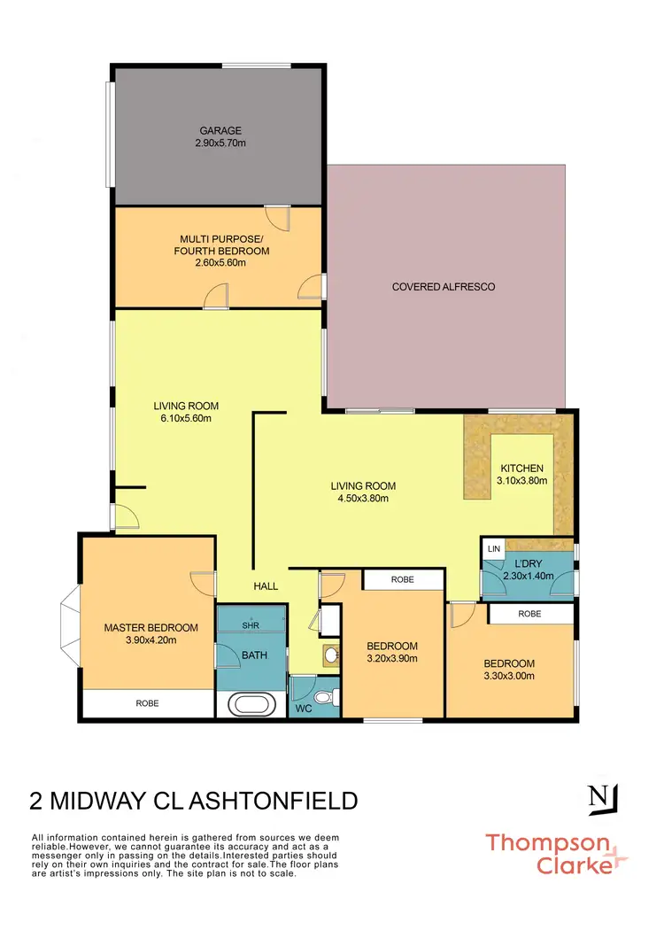 Floorplan of Homely house listing, 2 Midway Close, Ashtonfield NSW 2323
