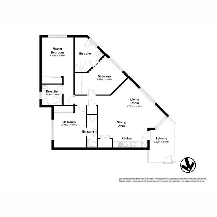 Floorplan of Homely unit listing, 4/92 Battersby Street, Zillmere QLD 4034