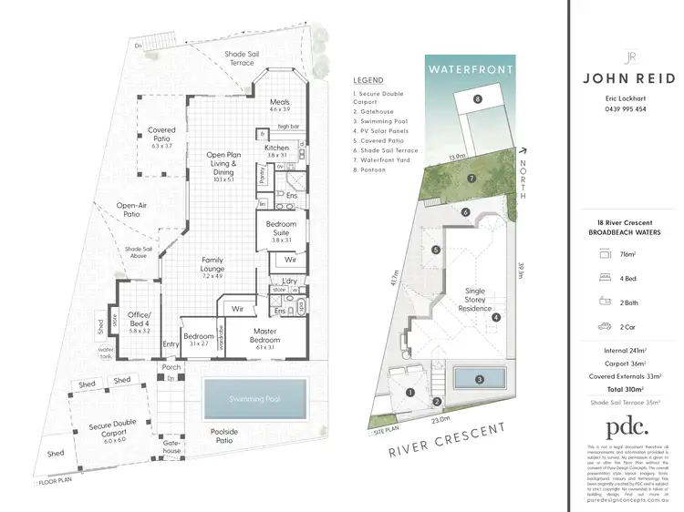 Floorplan of Homely house listing, 18 River Crescent, Broadbeach Waters QLD 4218