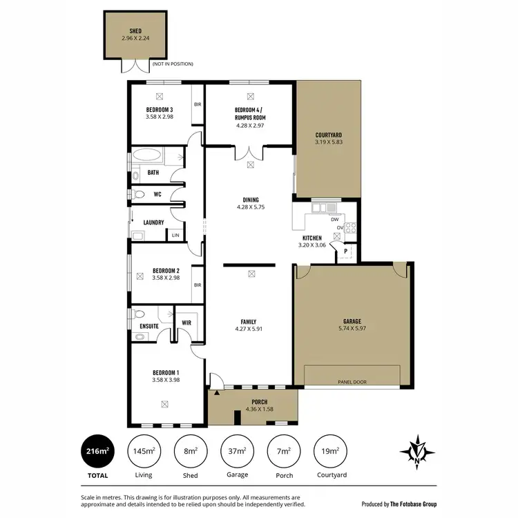 Floorplan of Homely house listing, 110 Quinliven Road, Aldinga Beach SA 5173