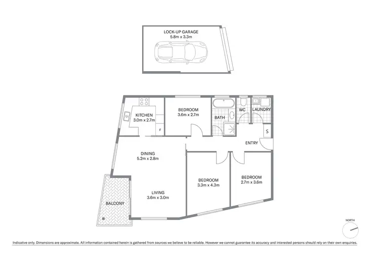 Floorplan of Homely apartment listing, 67 York Road, Queens Park NSW 2022