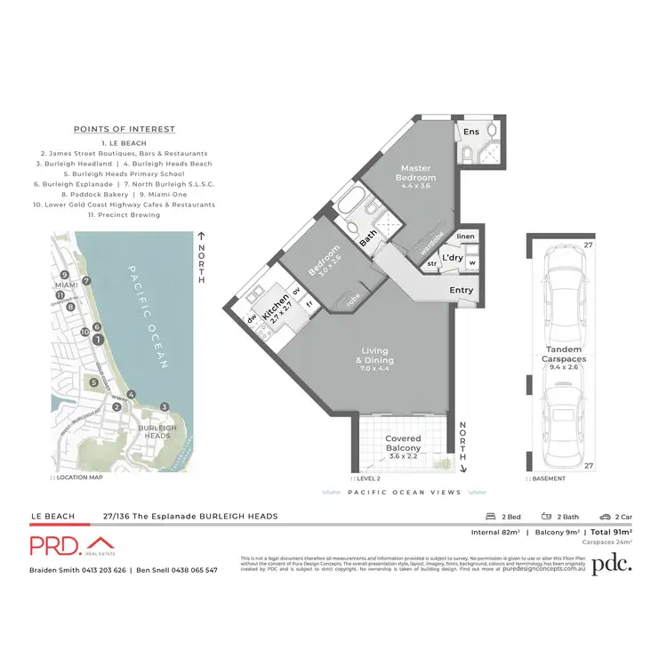 Floorplan of Homely unit listing, 27/136 The Esplanade, Burleigh Heads QLD 4220