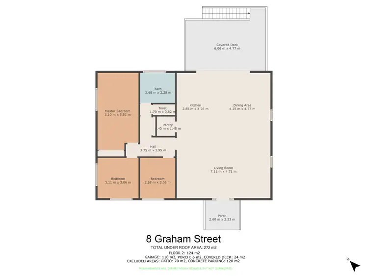 Floorplan of Homely house listing, 8 Graham Street, Gympie QLD 4570