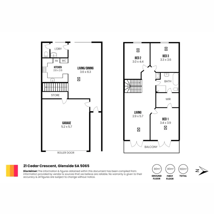 Floorplan of Homely house listing, 21 Cedar Crescent, Glenside SA 5065