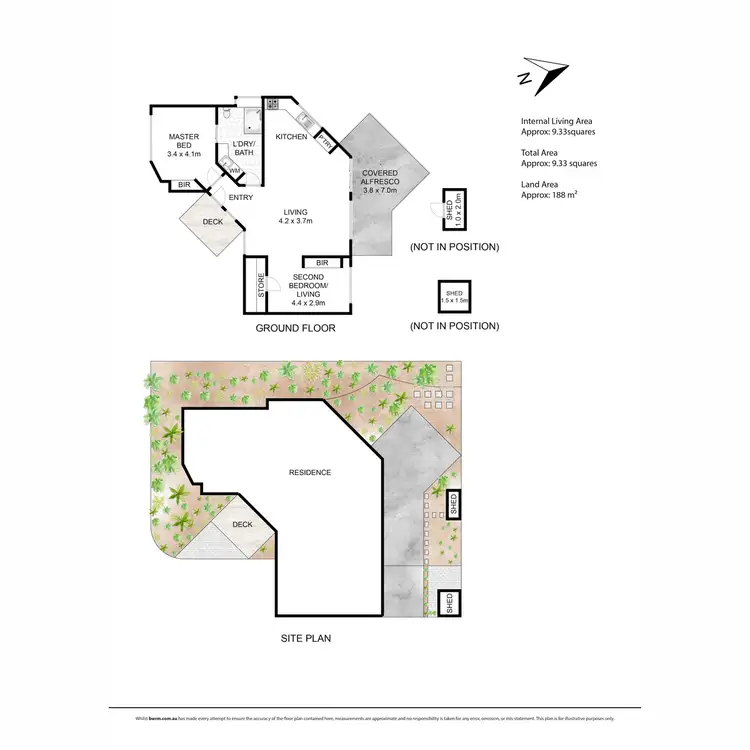 Floorplan of Homely unit listing, 16/10D Country Club Drive, Safety Beach VIC 3936