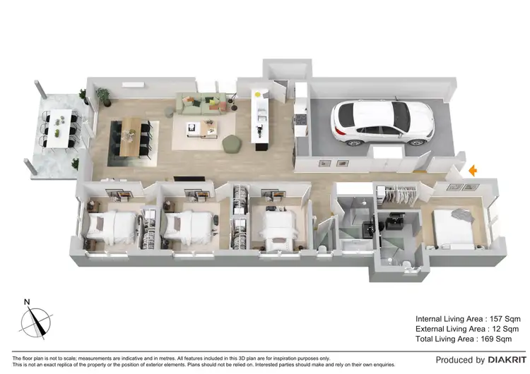 Floorplan of Homely house listing, 12 Charon Way, Burpengary QLD 4505