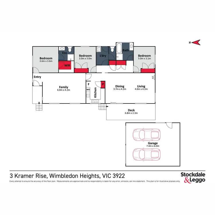 Floorplan of Homely house listing, 3 Kramer Rise, Wimbledon Heights VIC 3922