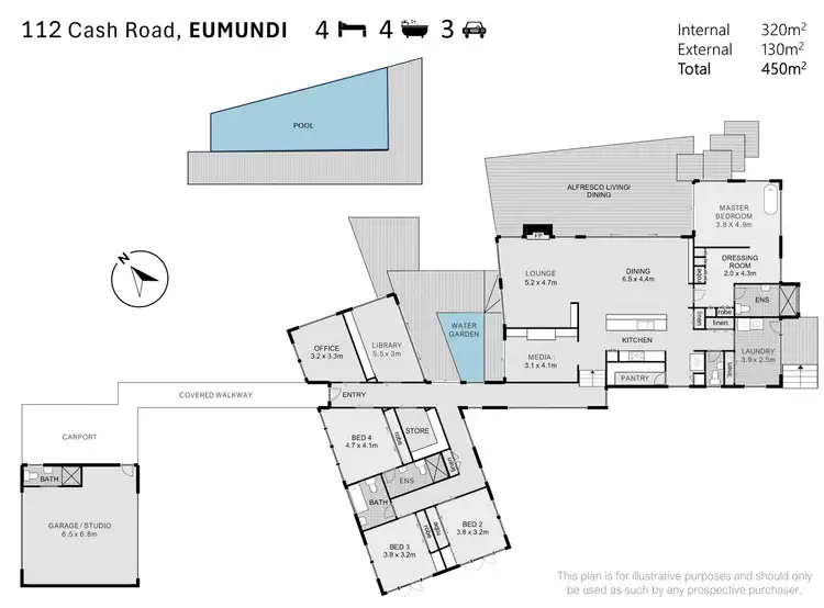 Floorplan of Homely house listing, 112 Cash Road, Eumundi QLD 4562