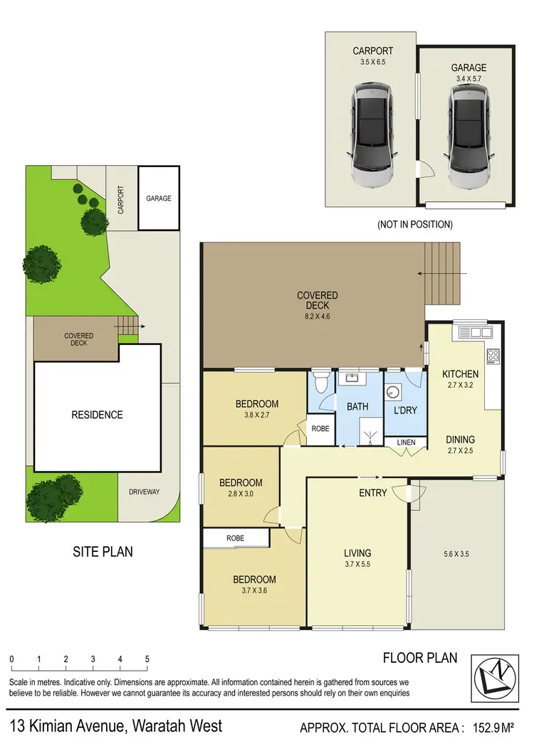 Floorplan of Homely house listing, 13 Kimian Avenue, Waratah West NSW 2298
