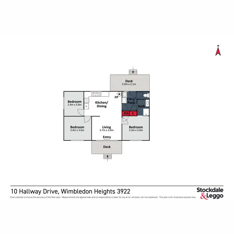Floorplan of Homely house listing, 10 Hallway Drive, Wimbledon Heights VIC 3922