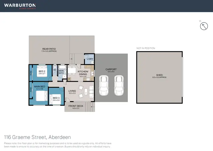 Floorplan of Homely house listing, 116 Graeme Street, Aberdeen NSW 2336