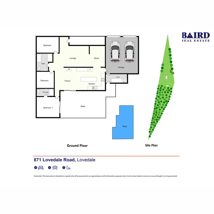 Floorplan of Homely rural property listing, 871 Lovedale Road, Lovedale NSW 2325