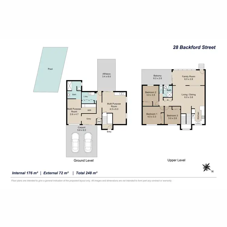 Floorplan of Homely house listing, 28 Backford Street, Chermside West QLD 4032