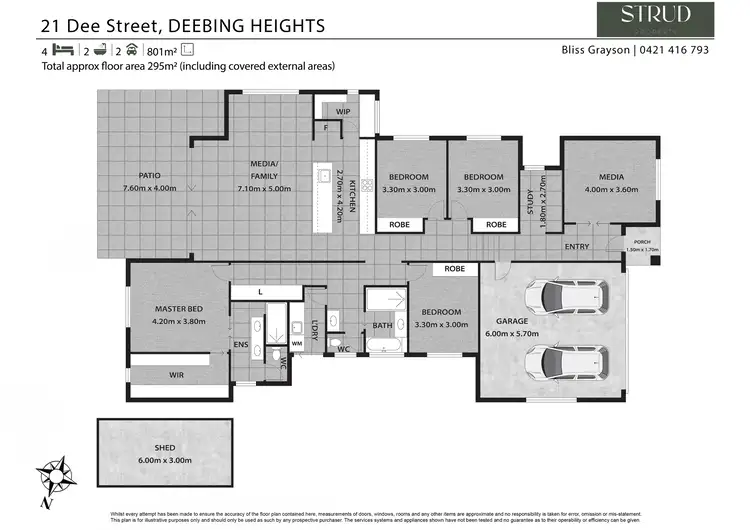 Floorplan of Homely house listing, 21 Dee Street, Deebing Heights QLD 4306