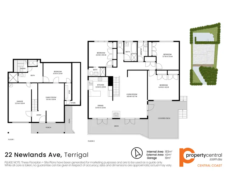 Floorplan of Homely house listing, 22 Newlands Avenue, Terrigal NSW 2260