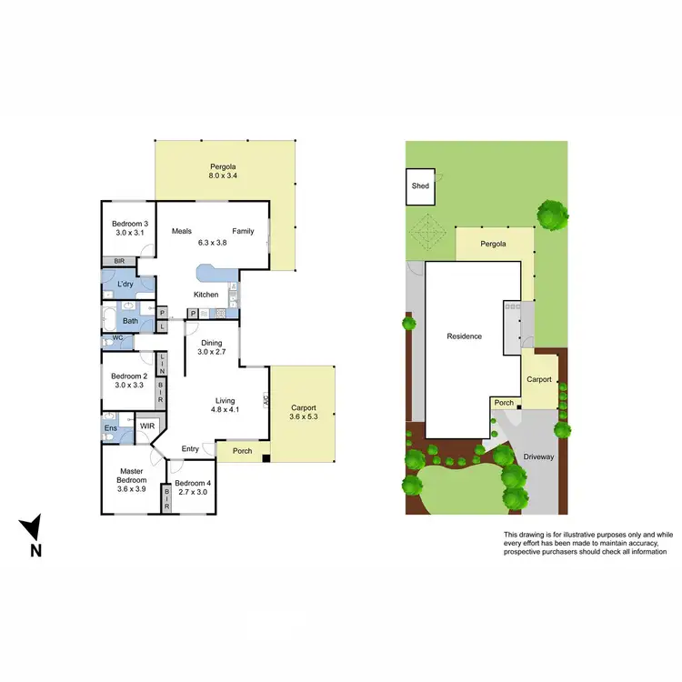 Floorplan of Homely house listing, 27 Cottswold Avenue, Narre Warren VIC 3805
