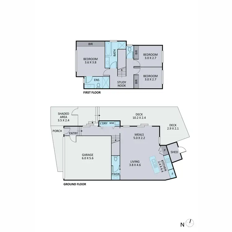 Floorplan of Homely townhouse listing, 4/2 Lynn Drive, Ferntree Gully VIC 3156