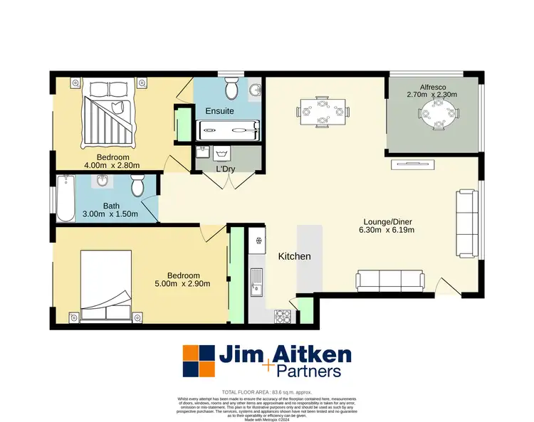 Floorplan of Homely unit listing, 6/33 Robert Street, Penrith NSW 2750