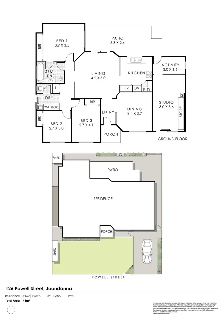 Floorplan of Homely house listing, 126 Powell Street, Joondanna WA 6060