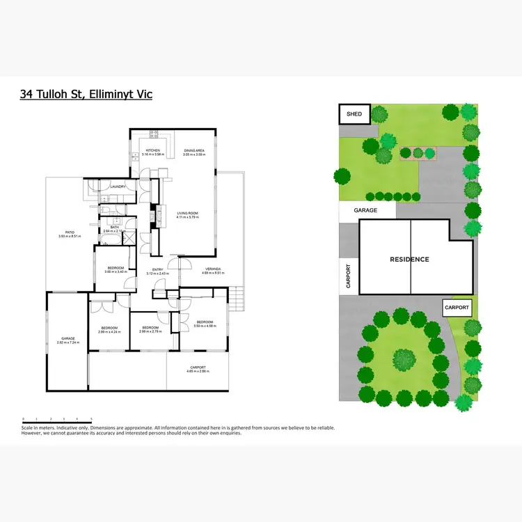 Floorplan of Homely house listing, 34 Tulloh Street, Elliminyt VIC 3250