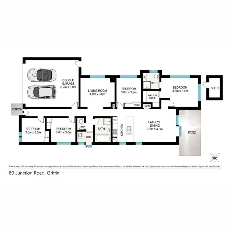Floorplan of Homely house listing, 80 Junction Road, Griffin QLD 4503